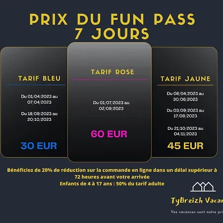 Mobile 64766 Tybreizh Holidays At Les Charmettes 4 Star Without Fun Pass בית נופש *